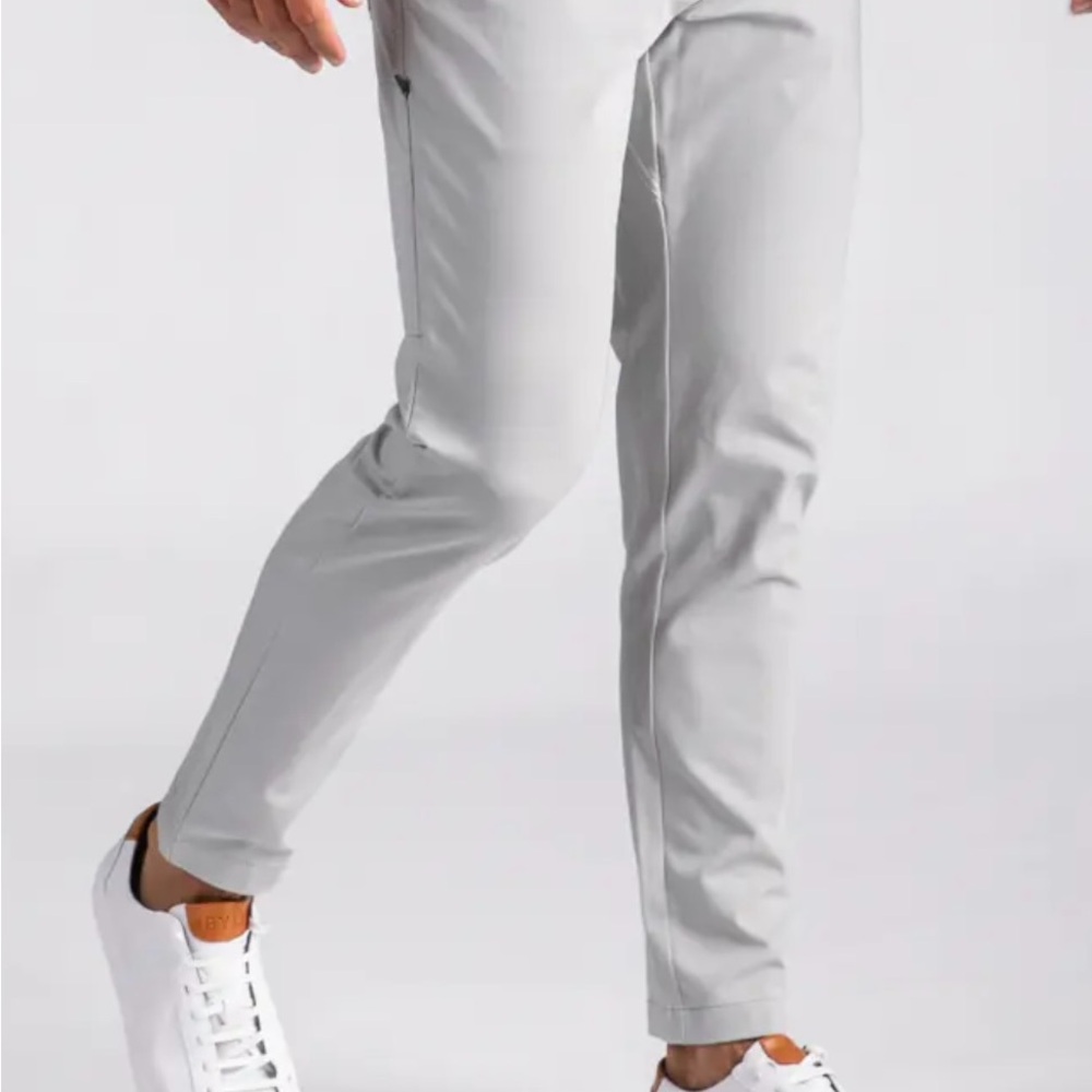 BYLT Basics Light Gray Chino Pants - Picture 6 of 10